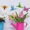 8 Pcs Butterfly Diamond Painting Kits for Adults Hummingbird Small Diamond Art Kits for Garden Decor Butterfly Bee Diamond Painting Garden Stakes Kits Crafts for Adults